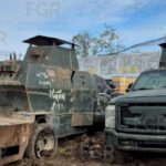 Se trata de vehículos del Cártel del Golfo y el Cártel del Noreste | Foto: FGR