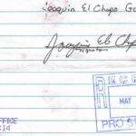 Fragmento de una de las cartas de El Chapo enviadas a la Corte | Especial