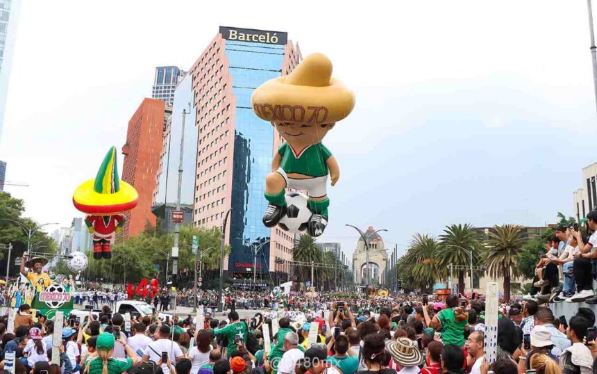 Así el desfile Mundialista en la CDMX | Fotos Gabriel Morales