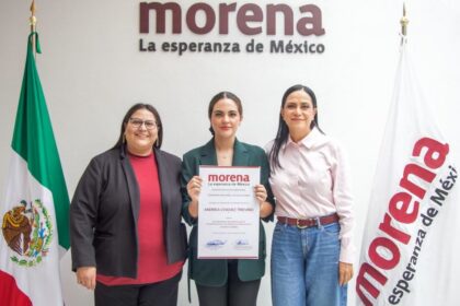 Andrea Chávez será la abanderada en Juárez de Morena | ESPECIAL